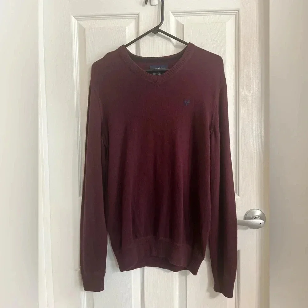 American Eagle V‎ Neck Long Sleeves Sweater Small/Petite